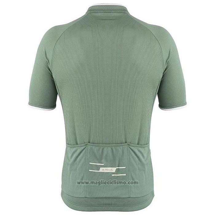 2020 Abbigliamento Ciclismo De Marchi Chiaro Verde Manica Corta e Salopette
